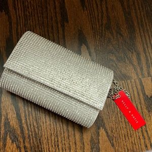 Kelly & Katie Silver Diamond Clutch